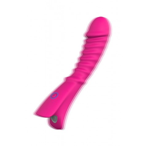 Розовый вибратор для массажа G-точки S-HANDE Topi - 19,9 см.